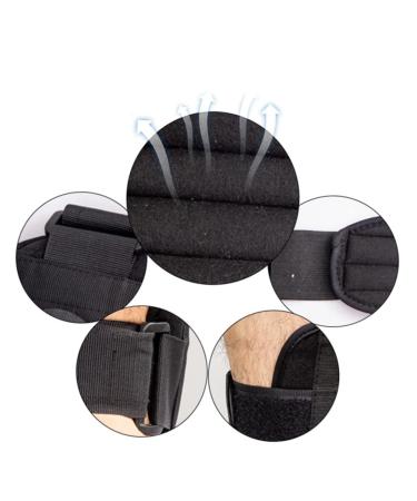 Buy Straps Retainer Holder for Leg & Foot Support | Sports Strain Care Braces - Protective Gear for Adults (M Black - Buy Online on GoSupps.com