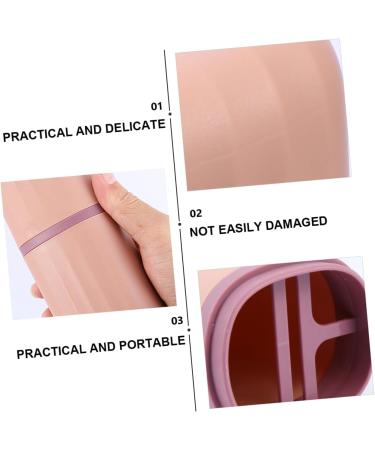 TOVINANNA 2pcs Travel Wash Cup Set | Bathroom Accessories | Toothbrush Case & Container | Perfect for On-the-Go Hygiene - Buy Online on GoSupps.com