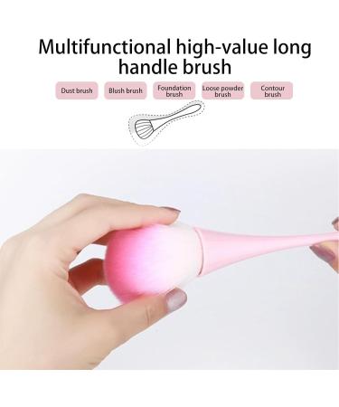 Vbnuyhim Powder Makeup Brush Blush Brush for Cheeks | Loose Powder Makeup Blush Brush | Nail Brushes and Cosmetics Face Makeup Tool for Contour Pink - Buy Online on GoSupps.com