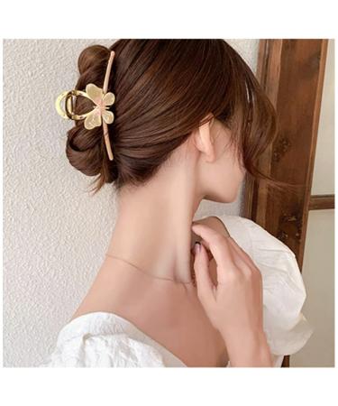 Large Butterfly Metal Hair Clips - Nonslip Hair Clamps for Women - Strong Hold Hair Styling Accessories in Pink - Buy Online on GoSupps.com