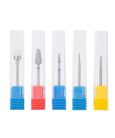 Nail Drill Bits Replacement Set Nail File Polishing File Nail Art Sanding Band Polishing Grinding Head Tools Grinding Wheel Polishing Head Bit Sanding Cap