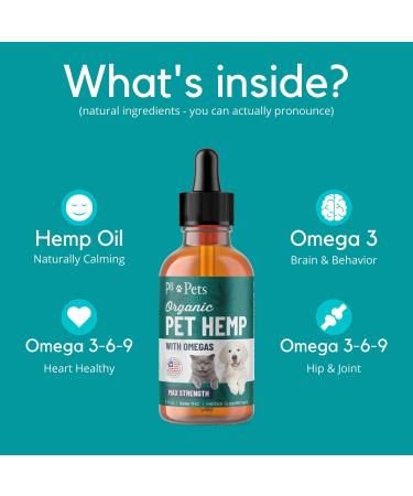 PB Pets Hemp Oil for Dogs and Cats - USA Made - Anxiety & Pain Relief - Omega Complex - Arthritis Support - Buy Online on GoSupps.com