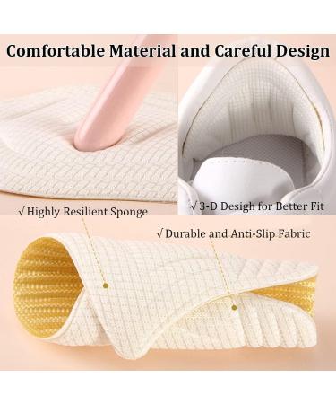 Cloth Heel Cushion Inserts - 2 Pairs for Foot Pain Relief and Shoe Comfort - Buy Online on GoSupps.com