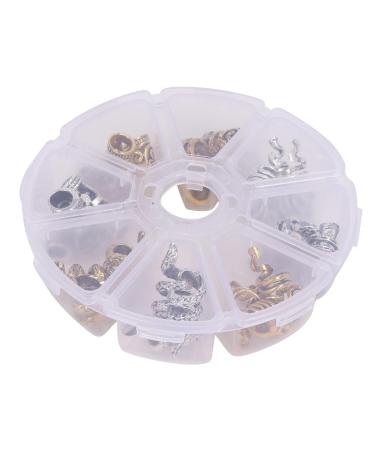 32 Pieces Viking Hair Pearls - Gold & Silver Hair Cuffs for Braid & Dreadlock Accessories | Perfect for Men Women Parties & Festivals - Buy Online on GoSupps.com