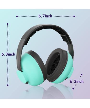 FungLam Baby Ear Defender Noise Cancelling Headphones for Kids Noise Reduction Earmuffs Adjustable Headband Hearing Protection for 0-3 baby/Years Infant/Toddlers Green - Buy Online on GoSupps.com