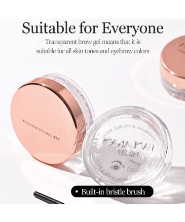 Laluerck Long Lasting Transparent Eyebrow Wax Easy to Apply Longwear Eyebrow Gel for Women Girls Makeup - Buy Online on GoSupps.com
