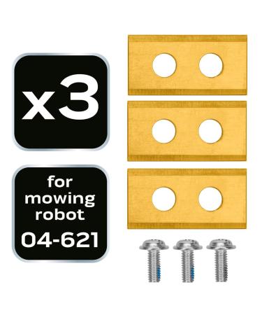 Neo Tools 3x Morava Messer - Long-lasting Robotic Lawnmower Knives Replacement for Neo Tools Morava 04-621 | International Shipping - Buy Online on GoSupps.com