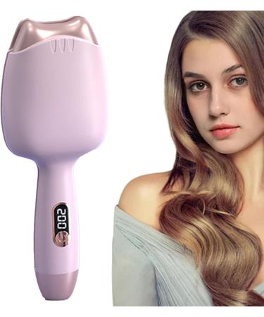 Generic Hair Crimper- 2 Barrel Ionic Crimper Beachy Wavy Hair Crimper Rapid Heating And Anti-Scald TechnologyCute Cat's Paw Design Ionic Curling Wand For Women Temp Adjustment Pink US - Buy Online on GoSupps.com
