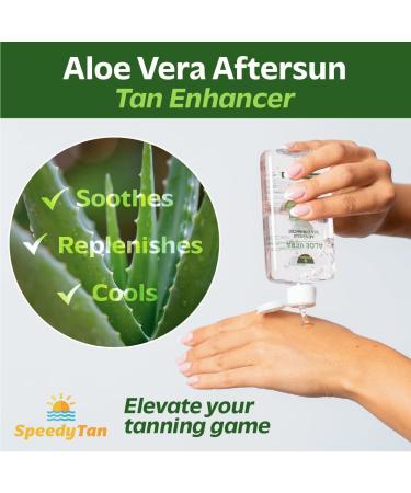 Premium Tan Accelerator Gel + Tanning Oil + Aloe Vera - For Sunbed Use & Natural Tanning - Natural Tanning Accelerator With Carrot Tanning Oil - UK Based Brand - Buy Online on GoSupps.com