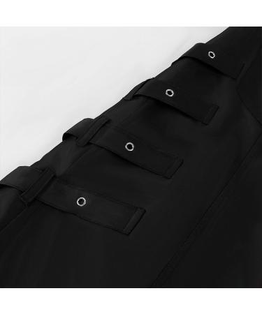 Men's Scottish Kilt Shoes | Stylish Medieval Punk Skirts | High Waist Slim Fit Black XL - Buy Online on GoSupps.com