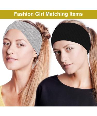 Buy Sports Hairbands - Elastic Non-Slip Sweatband for Yoga Jogging & Football - Cotton Band for Men & Women - Buy Online on GoSupps.com