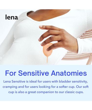 Lena Cup Reusable Menstrual Cup - Large Coral for Experienced Users | Tampon & Pad Alternative | Feminine Care Hygiene - Buy Online on GoSupps.com