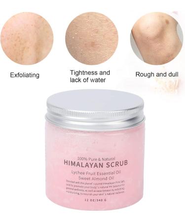 Himalayan Salt Body Scrub and Face Scrub Warming Scrub to Exfoliate Body and Face Scrub for Moisturizing Skin Dead Skin Removal - Buy Online on GoSupps.com