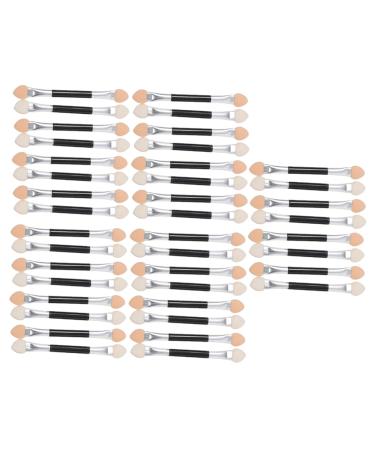 Beatifufu 40pcs Latex Eye Shadow Stick Eye Shadow Brush for Makeup Make up Kit Eyeshadow Brush Kit Plastic