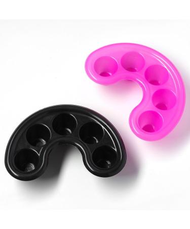 ZYKEJJDDAK 1Pc Professional Nails Soak Off Bowl for Manicure Finger Soaking and Nails Polished Removal Essential Nails Care Black - Buy Online on GoSupps.com