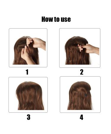 Ericotry Women's Invisible Hair Bun Clip | Dark Brown Fluffy Princess Styling Insert Tool - Buy Online on GoSupps.com