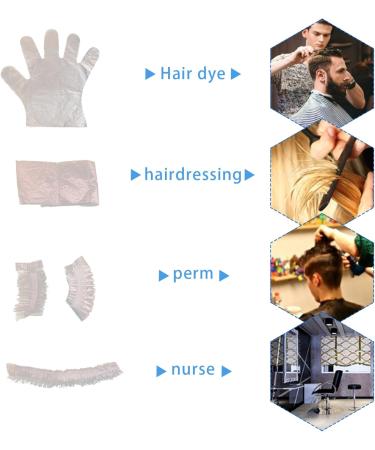 Hair Dye Kit Disposable Hair Bleach Kit DIY Hair Dying Kit Include Gloves Ear Caps Shower Cap Shawl Hair Dying Accessory Kit for Salon Caps - Buy Online on GoSupps.com