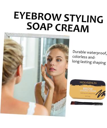 Didiseaon 2 Pcs Eyebrow Styling Cream Brow Pomade Eyebrow Soap Eyebrow Makeup Kit Brow Wax Soap Brows - Buy Online on GoSupps.com