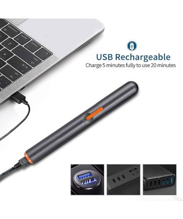 Buy USB Rechargeable Ear and Nose Hair Trimmer - Portable 360 Rotating Clipper with Protection Cap - Ideal for Travel (White - Buy Online on GoSupps.com