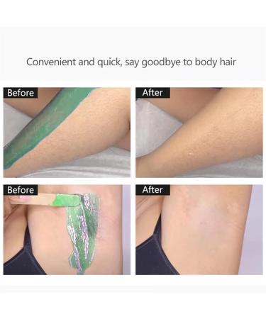 Hard Wax Beads 2PCS Hair Removal Wax Beans for Sensitive Skin Face Legs Armpit Bikini and Full Body Waxing Women MenCream - Buy Online on GoSupps.com