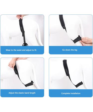 Dog Knee Brace Adjustable Dog Hind Legs Brace Protector Cruciate Ligament Care Knee Brace for Elderly Disabled Dogs Relieve Joint Pain Muscle Sore (S) - Buy Online on GoSupps.com