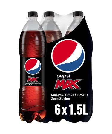 Pepsi Pepsi Max zero sugar disposable (6 x 1.5 l)