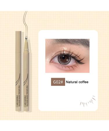 Waterproof Liquid Eyeliner Double Tip Liquid Eye Liners for Women | Smudge Proof Liquid Eyeliner Smooth Quick Dry Long Lasting Longwearing Eye Pencil Easily to Create Any Look Coffee - Buy Online on GoSupps.com