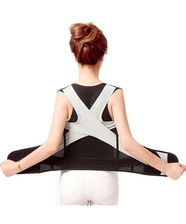 Back Posture Corrector For Women & Men With Clavicle Spine Back Support Breathable Adjustable Back Brace For Pain Relief From Neck Back Shoulders Corrector (Size : S) - Buy Online on GoSupps.com