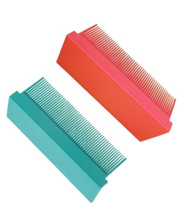 Hair Straightener Comb | Barber Straightening Brush & Styling Attachment for Flat Iron Green - Buy Online on GoSupps.com