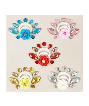 4 Sheets Rhinestone Stickers - Self Adhesive Gems for Makeup Crafts & Nail Art - Buy Online on GoSupps.com