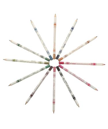 Angoily Eyeliner Waterproof 12 Pcs Eyeliner Pencil Eyeshadow Green Suits Colored Eyeliner Eye Shadow Pen Liquid Eyeliner Mousse