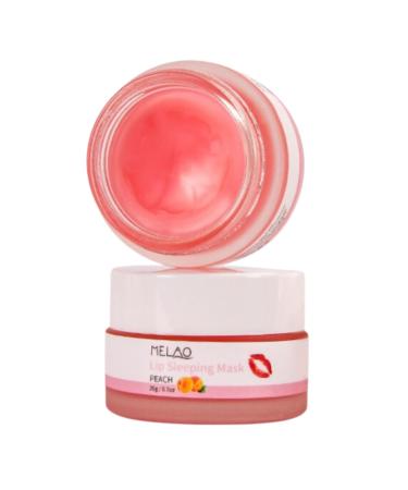 Moisturizing Lip Masks - Sleeping Lip Mask Overnight - Lip Care Lip Repair - Hydrating Lip Balm - Peach Lip Moisturizer for Lip Repair - Long-Lasting Moisturization