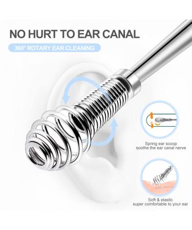 Ear Wax Removal Kit - Sopito 10pcs Ear Scoop Set with Storage Bag and Brush - Buy Online on GoSupps.com