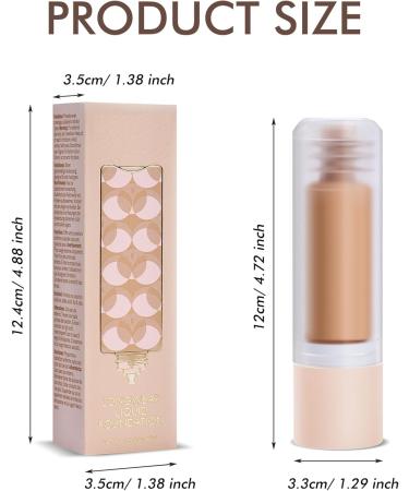 CHAKAE Full Coverage Liquid Makeup Primer Matte Oil Control Long Lasting Concealer Cream Beautiful Finish 40ml For Women - Buy Online on GoSupps.com