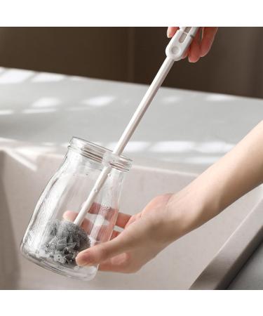 Huyath Long Handle Bottle Brush Water Bottle Cleaner Brush Multipurpose Cup Brush Scrubber Water Bottle Cleaner Brush Long Bottle Cleaning Brush for Cups Dishes - Buy Online on GoSupps.com