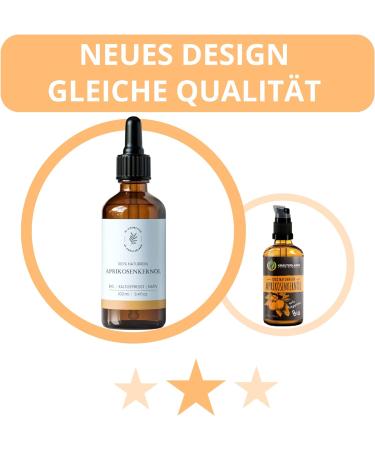 Organic Apricot Kernel Oil - Cold Pressed 100ml | Natural Skin & Hair Care | Premium Quality for Dry Skin - Buy Online on GoSupps.com