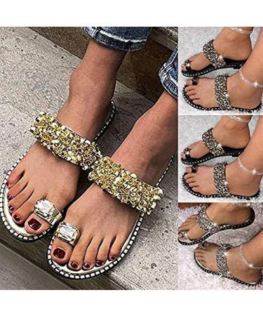 Shop Women's Posh Comfy Cutout Tanga Sandals - Vintage Casual Back Zip Roman Flat Shoes (Silver 42 EU Gold 37 EU) - International Shipping Available - Buy Online on GoSupps.com
