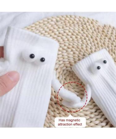3D Magnetic Couple Holding Hands Socks - Funny and Unique Design - Buy Online on GoSupps.com