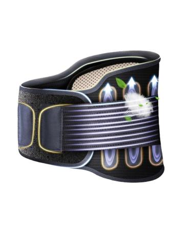 Back Braces With Removable Lumbar Pad For Lower Back Pain Relief Men Women Breathable Lumbar Support Belt For Stabilizing The Lumbar Vertebrae During Sports And Work (Color : Black Size : X-Large) X-Large Black