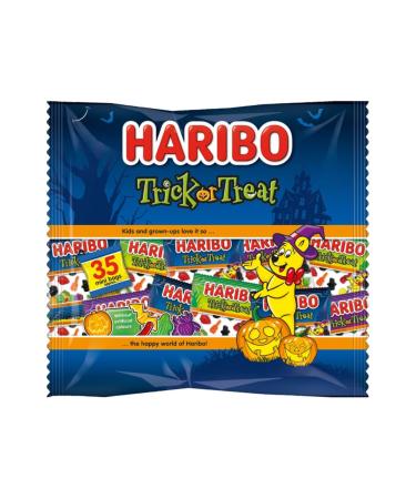 Halloween Sweets - Amamitrade Thank You Sticker Made For Haribo Trick or Treat Bag Mix 512g - 35 Sweet Bags - Great For Parties - Buy Online on GoSupps.com