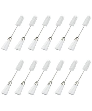 XIUSHUI 12Pcs Double Ended Sewing Machine Cleaning Brush Small Spaces Nylon  Brush Head Dust Removal Cleaning Tool for Home Automobile Computer