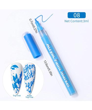 | Fine Tip Nail Quick Dry Beauty Adorn Manicure Tools Nail Polish Pens Nail Graffiti Drawing Nail Point Graffiti Dotting 10 Colors Optional Ssxx 08 - Buy Online on GoSupps.com