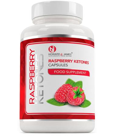 Raspberry Ketones 120 Capsules 2000mg Daily Serving | Vegetarian & Vegan Friendly Capsules | Max Strength for Men or for Women (120 Capsules) 120 Count (Pack of 1)