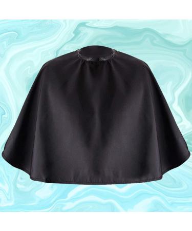 Solustrious Waterproof Hair Cutting Clasp Apron - Black Salon Edge for Hairdressers & Barbers | Perfect for Hair Coloring & Styling - Buy Online on GoSupps.com