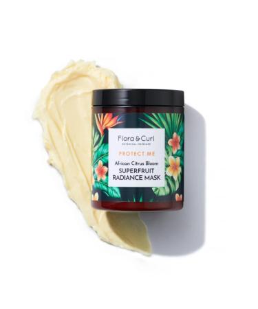 Flora & Curl African Citrus Bloom Superfruit Radiance Mask - Natural Haircare Essential - Buy Online on GoSupps.com