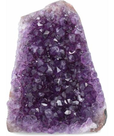 Large Deep Purple Amethyst Geode (2-2.5 lb) from Uruguay - Premium Rock Stones Crystals - Buy Online on GoSupps.com