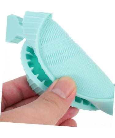FOMIYES 3pcs Makeup Brush Cleaning Pad makeup cleaning brush scrubber silicone scrubbers Brush cleaning tool eye shadow brush mat silicone makeup mat Dryer Silica gel Heart-shaped 12x9cmx3pcs Light Greenx3pcs - Buy Online on GoSupps.com