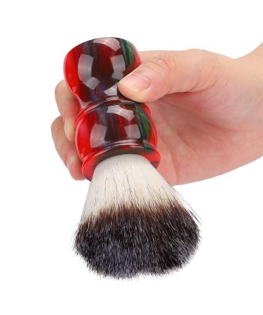 Professional Men's Beard Shaving Brush - Soft Brush Hair Foam Boost Residue Removal for Salon Barber Home