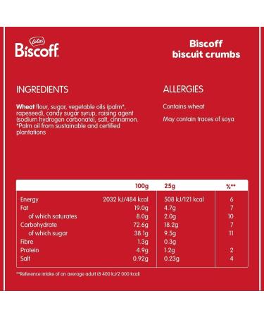 Lotus Biscoff Biscuit Crumbs (750g) - Crushed Biscoff Biscuits - Biscuit Crumb - Perfect for Baking (1) - Buy Online on GoSupps.com