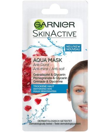 Garnier Skinactive Anti Thirst Water Mask. Aqua Mask Pomegranate Anti-Thirst - Buy Online on GoSupps.com